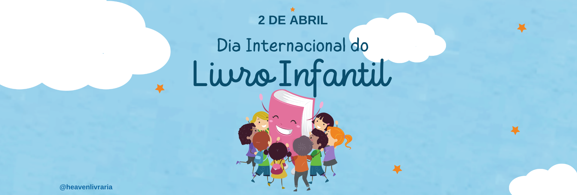 Banner Heaven Dia Internacional do Livro Infantil